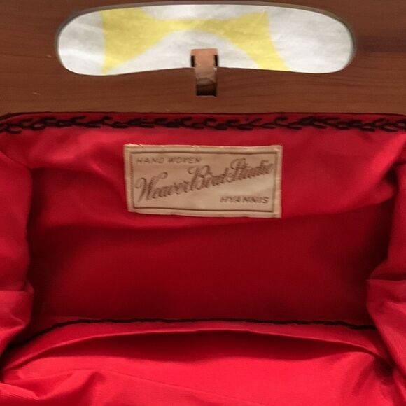 Weaver Bird Studio, Weaver Studio Hand Woven Bag, Vintage hand‎ Woven - Picture 3 of 4